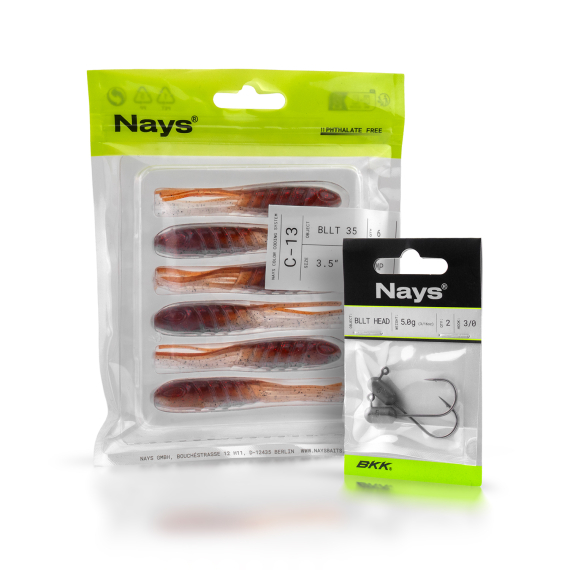 Nays BLLT Bundle in the group Lures / Softbaits / Soft Jerkbait & Pintails at Sportfiskeprylar.se (BLLTBUNDLE)