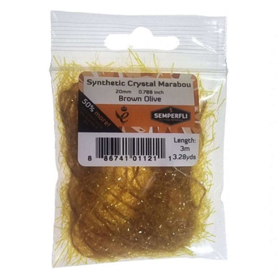 Semperfli Synthetic Crystal Marabou 20mm in the group Hooks & Terminal Tackle / Fly Tying / Fly Tying Material / Yarn & Chenille at Sportfiskeprylar.se (BMAR100BOLr)