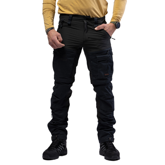 Beyond Nordic BN002 v2 M\'s Zip-Off Hiking Pants Black in the group Clothes & Shoes / Clothing / Pants / Outdoor Pants at Sportfiskeprylar.se (BN002-V2-M-BLACK-Lr)