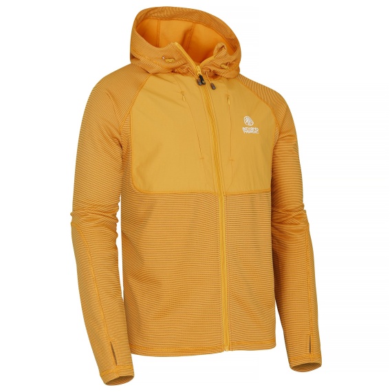 Beyond Nordic Mid Layer Fleece Hoodie BN101 Herr Yellow in the group Clothes & Shoes / Clothing / Sweaters / Fleece sweaters at Sportfiskeprylar.se (BN101-XS-GULr)