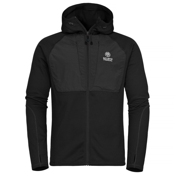 Beyond Nordic Mid Layer Fleece Hoodie BN101 Herr Black in the group Clothes & Shoes / Clothing / Sweaters / Fleece sweaters at Sportfiskeprylar.se (BN101-XS-SVARTr)
