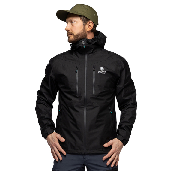 Beyond Nordic BN301 v2 M\'s 3L Lightweight Shell Jacket Onyx Black in the group Clothes & Shoes / Clothing / Jackets / Shell Jackets at Sportfiskeprylar.se (BN301-V2-M-BLACK-Lr)