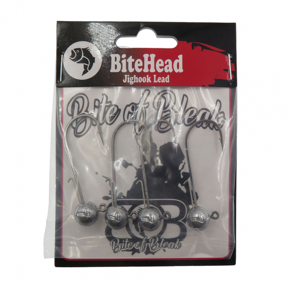 Bite Of Bleak Bitehead Lead - 7g 4/0 (4-pack) in the group Hooks & Terminal Tackle / Jig Heads / Round Jig Heads at Sportfiskeprylar.se (BOB-00-0310)
