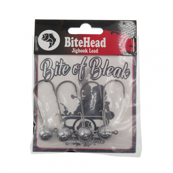 Bite Of Bleak Bitehead Lead - 10g 4/0 (4-pack) in the group Hooks & Terminal Tackle / Jig Heads / Round Jig Heads at Sportfiskeprylar.se (BOB-00-0313)