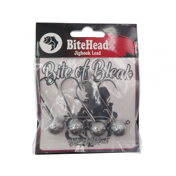 Bite Of Bleak Bitehead Lead - 15g 3/0 (4-pack) in the group Hooks & Terminal Tackle / Jig Heads / Round Jig Heads at Sportfiskeprylar.se (BOB-00-0315)