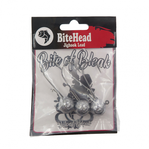 Bite Of Bleak Bitehead Lead - 20g 4/0 (3-pack) in the group Hooks & Terminal Tackle / Jig Heads / Round Jig Heads at Sportfiskeprylar.se (BOB-00-0319)