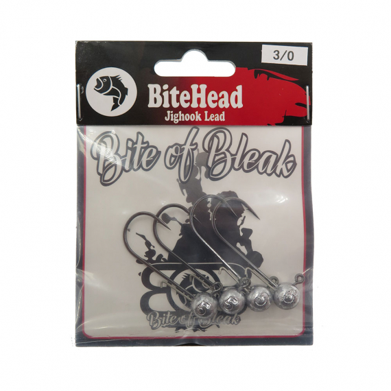 Bite Of Bleak Bitehead Lead - 5g 3/0 (4-pack) in the group Hooks & Terminal Tackle / Jig Heads / Round Jig Heads at Sportfiskeprylar.se (BOB-00-0526)