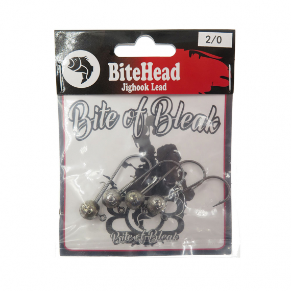 Bite Of Bleak Bitehead Lead - 5g 2/0 (4-pack) in the group Hooks & Terminal Tackle / Jig Heads / Round Jig Heads at Sportfiskeprylar.se (BOB-00-0528)