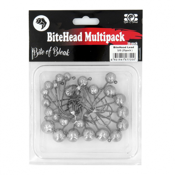 Bite Of Bleak Bitehead Mix Multi-pack (25-Pack) - 3/0 in the group Hooks & Terminal Tackle / Jig Heads / Round Jig Heads at Sportfiskeprylar.se (BOB-00-0630)
