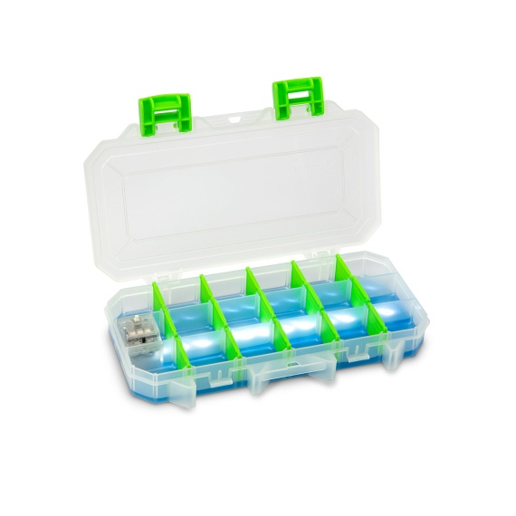 Lurelock Small Box TakLogic Led Light - 3 Compartments in the group Storage / Tackle Boxes / Lure Boxes at Sportfiskeprylar.se (BOB-00-1009)