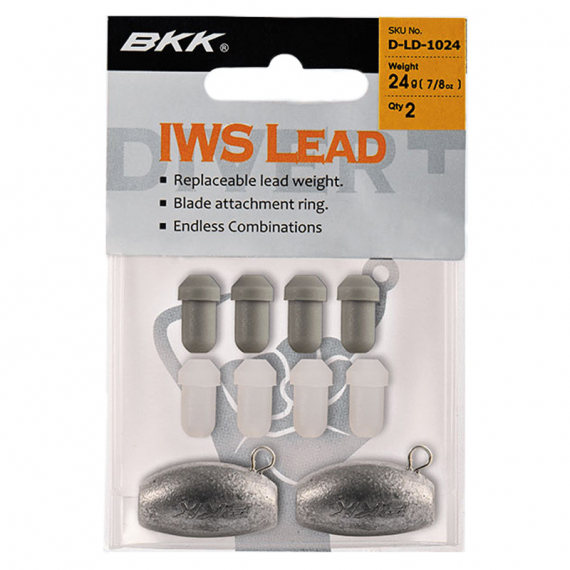BKK IWS Lead 12g (2pcs) in the group Hooks & Terminal Tackle / Sinkers & Weights / Other Sinkers & Weights at Sportfiskeprylar.se (BOB-00-1336)
