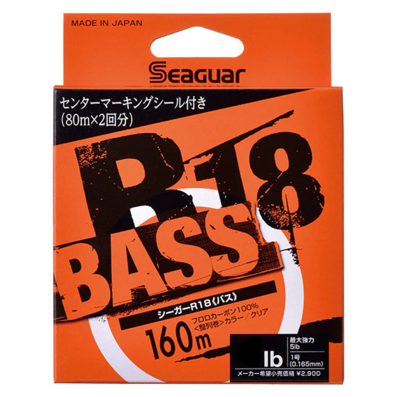 Seaguar R18 Bass 160m in the group Lines / Fluorcarbon Lines at Sportfiskeprylar.se (BOB-00-SEAGUAR-0150r)