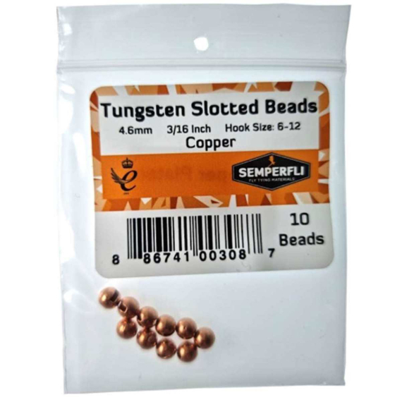 Semperfli Tungsten Slotted Beads 2mm - Copper in the group Hooks & Terminal Tackle / Fly Tying / Fly Tying Material / Cones at Sportfiskeprylar.se (BTBD020CPR)