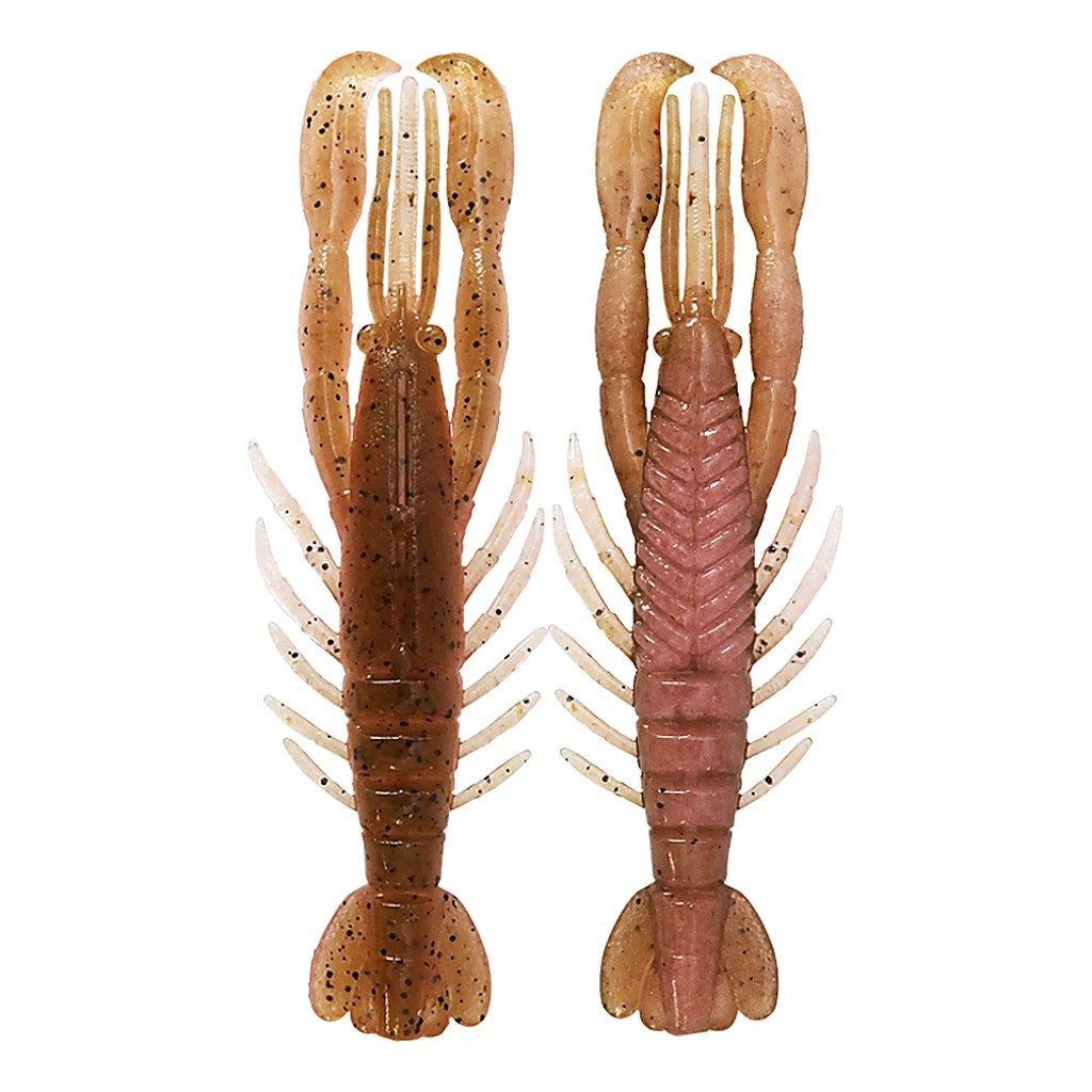 Bottom Up Hurry Shrimp 3'' - Light Green Pumpkin Pink (8-pack)