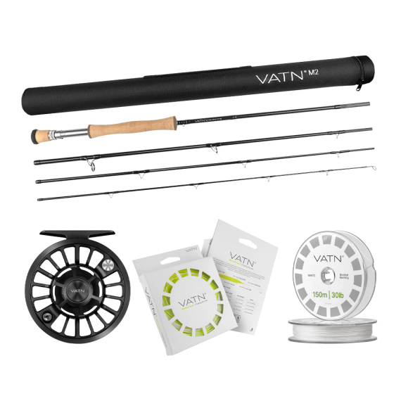 VATN M2 Allround Taper+ Flugset 9\' - #7 in the group Combos / Fly Fishing Combos / One-handed fly fishing combos at Sportfiskeprylar.se (BUNDLEVATNM29072026ART)