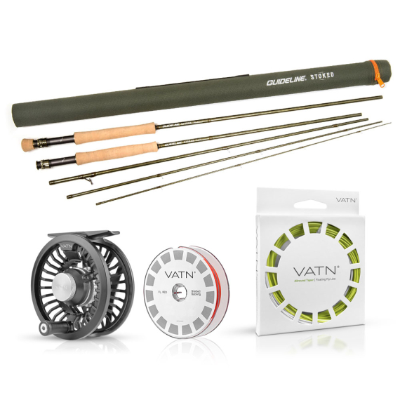 Guideline Stoked / VATN Outfit # 4 8\'6\'\' in the group Fishing methods / Fly Fishing / Fly Fishing Kits at Sportfiskeprylar.se (BUNDLE_105334486)