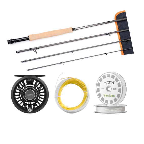 Guideline Rivolt Dry Fly Taper+ Flugset - 9\' #5 in the group Combos / Fly Fishing Combos / One-handed fly fishing combos at Sportfiskeprylar.se (BUNDLE_111162GL_2026_DRY)