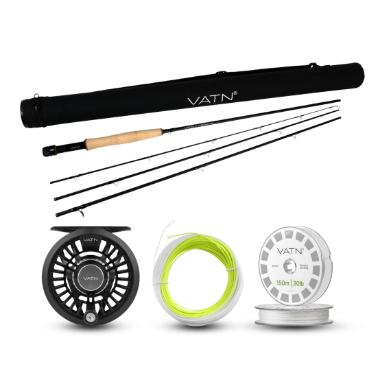 VATN M1 Allround Taper+ Flugset - 9\' #6 in the group Combos / Fly Fishing Combos / One-handed fly fishing combos at Sportfiskeprylar.se (BUNDLE_VATNST96_2026_ART)