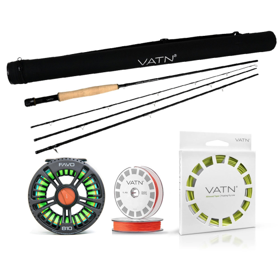 VATN M1 Favo Allround Taper Combo - 9\' #7 in the group Combos / Fly Fishing Combos / One-handed fly fishing combos at Sportfiskeprylar.se (BUNDLE_VATNST97FAVO01)