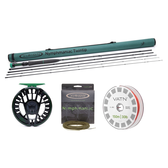 Vision Nymphmaniac EVA Fly Combo - 10\'9\'\' #4 in the group Combos / Fly Fishing Combos / One-handed fly fishing combos at Sportfiskeprylar.se (BUNDLE_VNE41094VNY4F)