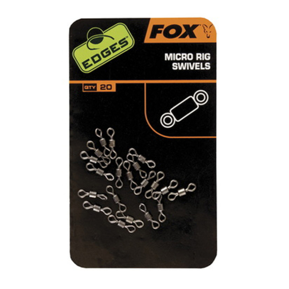 Fox Edges Micro Rig Swivels 20-pack in the group Hooks & Terminal Tackle / Rig Accessories / Other Rig Accessories at Sportfiskeprylar.se (CAC538)