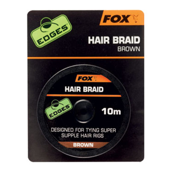 Fox Edges Hair Braid brown 10-pack in the group Hooks & Terminal Tackle / Rig Accessories / Other Rig Accessories at Sportfiskeprylar.se (CAC565)