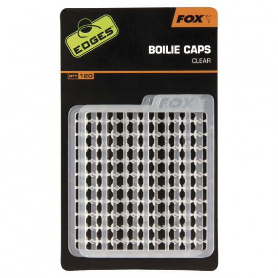 Fox Edges Boilie Caps Clear (120pcs) in the group Hooks & Terminal Tackle / Rig Accessories / Boilie Stops at Sportfiskeprylar.se (CAC601)