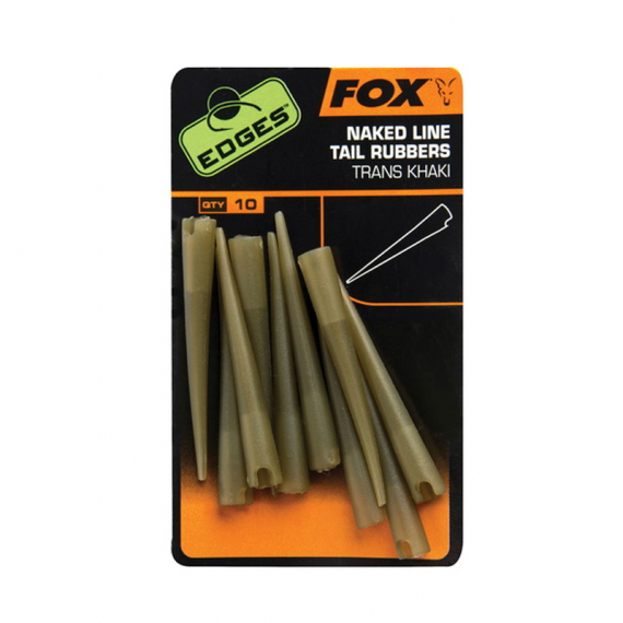 Fox Edges Naked Line Tail Rubbers 10pcs in the group Hooks & Terminal Tackle / Rig Accessories / Shrink Tubing & Sleeves at Sportfiskeprylar.se (CAC636)