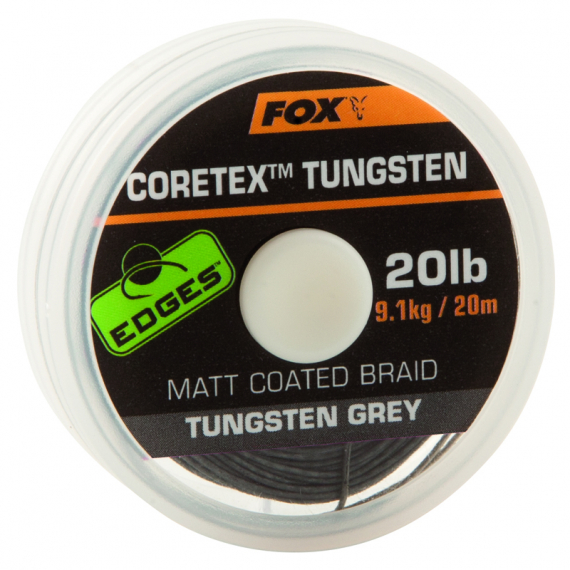 Fox Coretex Tungsten in the group Hooks & Terminal Tackle / Leaders & Leader Materials / Leader Materials / Leader Material Braid at Sportfiskeprylar.se (CAC696r)