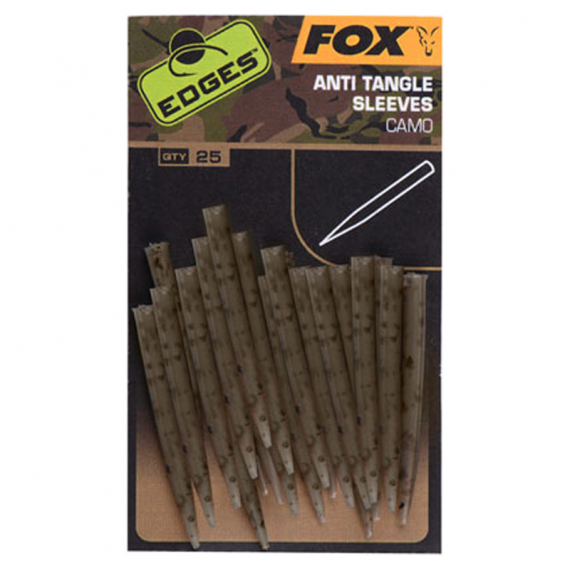 Fox Edges Camo Anti Tangle Sleeves 25pcs in the group Hooks & Terminal Tackle / Rig Accessories / Shrink Tubing & Sleeves at Sportfiskeprylar.se (CAC767)