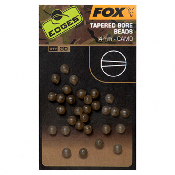 Fox Edges Camo Tapered Bore Bead 30pcs in the group Hooks & Terminal Tackle / Rig Accessories / Shrink Tubing & Sleeves at Sportfiskeprylar.se (CAC769r)