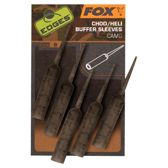 Fox Edges Camo Naked Chod/Heli Buffer Sleeves 6pcs in the group Hooks & Terminal Tackle / Rig Accessories / Shrink Tubing & Sleeves at Sportfiskeprylar.se (CAC781)