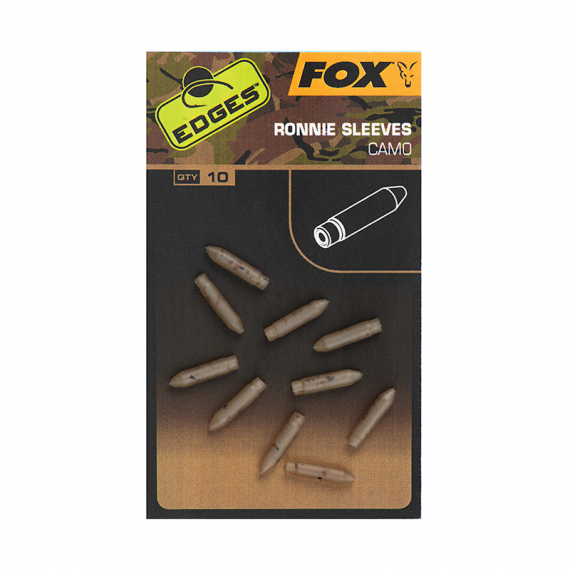 Fox Edges Camo Ronnie Sleeves (10pcs) in the group Hooks & Terminal Tackle / Rig Accessories / Shrink Tubing & Sleeves at Sportfiskeprylar.se (CAC788)