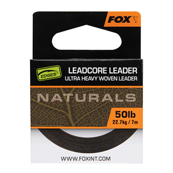 Fox Edges Naturals Leadcore Leader in the group Hooks & Terminal Tackle / Leaders & Leader Materials / Leader Materials / Leadcore at Sportfiskeprylar.se (CAC821r)