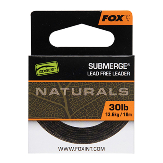 Fox Edges Naturals Submerge Leadfree Leader 10m in the group Hooks & Terminal Tackle / Leaders & Leader Materials / Leader Materials / Leadcore at Sportfiskeprylar.se (CAC823r)