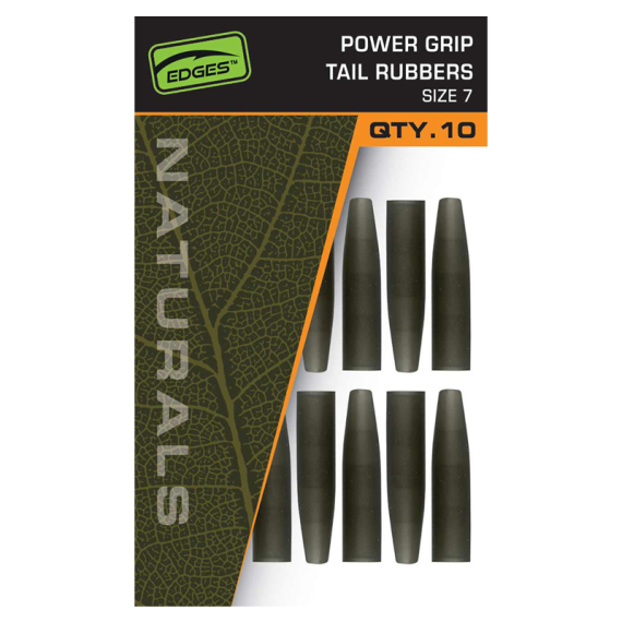 Fox Edges Naturals Power Grip Tail Rubbers - Size 7x10 in the group Hooks & Terminal Tackle / Rig Accessories / Shrink Tubing & Sleeves at Sportfiskeprylar.se (CAC842)