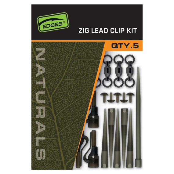 Fox Naturals Zig Lead Clip Kit in the group Hooks & Terminal Tackle / Rig Accessories / Lead Clips at Sportfiskeprylar.se (CAC845)