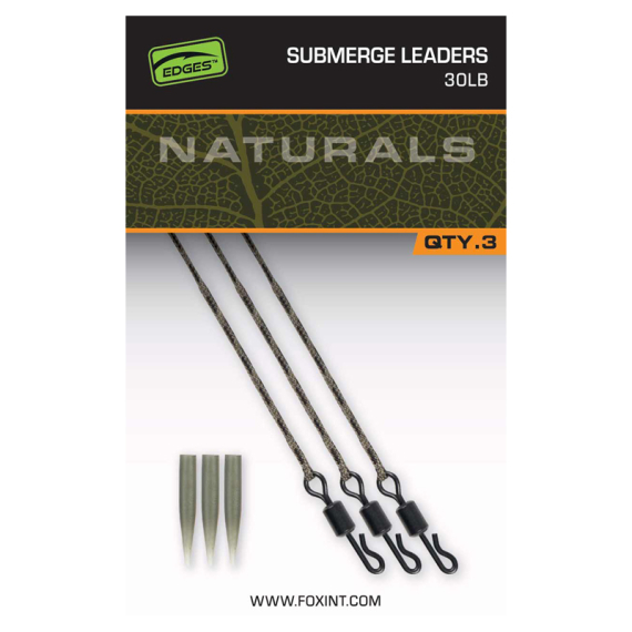 Fox Naturals Submerged Leaders in the group Hooks & Terminal Tackle / Rig Accessories / Lead Clips at Sportfiskeprylar.se (CAC846r)