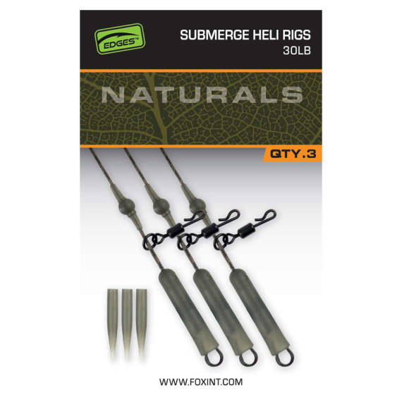 Fox Naturals Submerged Heli Rigs in the group Hooks & Terminal Tackle / Rig Accessories / Other Rig Accessories at Sportfiskeprylar.se (CAC848r)