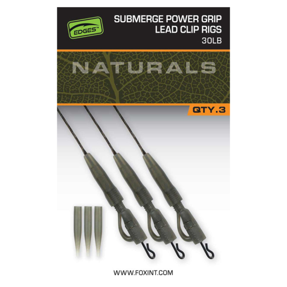 Fox Naturals Sub Power Grip Lead Clip in the group Hooks & Terminal Tackle / Rig Accessories / Lead Clips at Sportfiskeprylar.se (CAC850r)