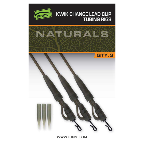 Fox Edges Kwik Change Lead Clip Tubing Rigs in the group Hooks & Terminal Tackle / Rig Accessories / Lead Clips at Sportfiskeprylar.se (CAC895)