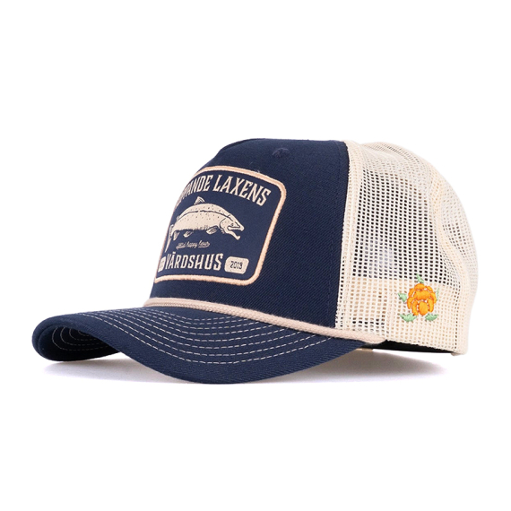 SQRTN Hoppande Laxen Trucker Cap, Navy in the group / at Sportfiskeprylar.se (CAP-431-OSFA)