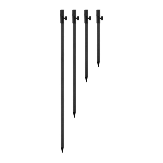 Fox Black Label Carbon Bankstick in the group Tools & Accessories / Rod Pods, Rod Rests & Banksticks / Banksticks at Sportfiskeprylar.se (CBS089r)