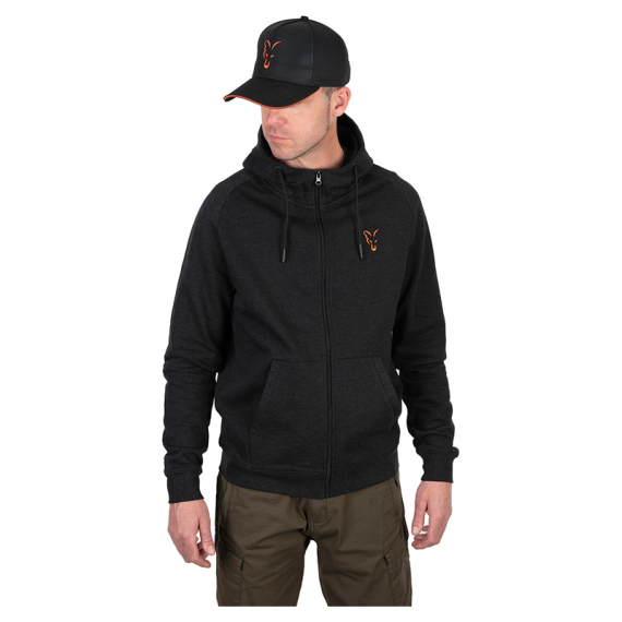 Fox Collection LW Hoody Black/Orange in the group Clothes & Shoes / Clothing / Sweaters / Hoodies at Sportfiskeprylar.se (CCL190r)