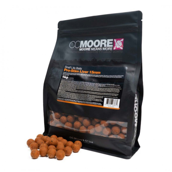 CC Moore Pro Stim Liver Boilies - 1kg in the group Lures / Boilies, Hook Baits & Groundbait / Boilies at Sportfiskeprylar.se (CCM-90816r)