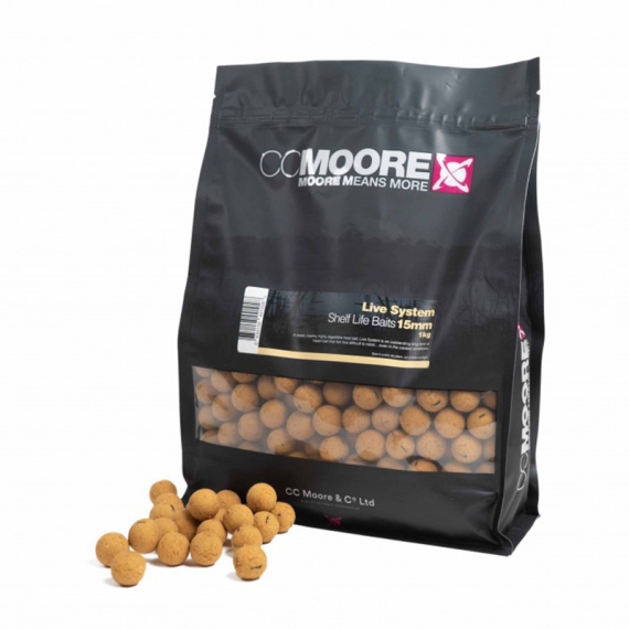 CC Moore Live System Boilies - 1kg in the group Lures / Boilies, Hook Baits & Groundbait / Boilies at Sportfiskeprylar.se (CCM-95418r)