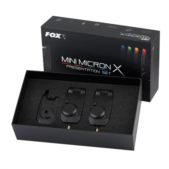 Fox Mini Micron X 2 Rod Set in the group Tools & Accessories / Bite Alarms & Indicators / Bite Alarms at Sportfiskeprylar.se (CEI197)