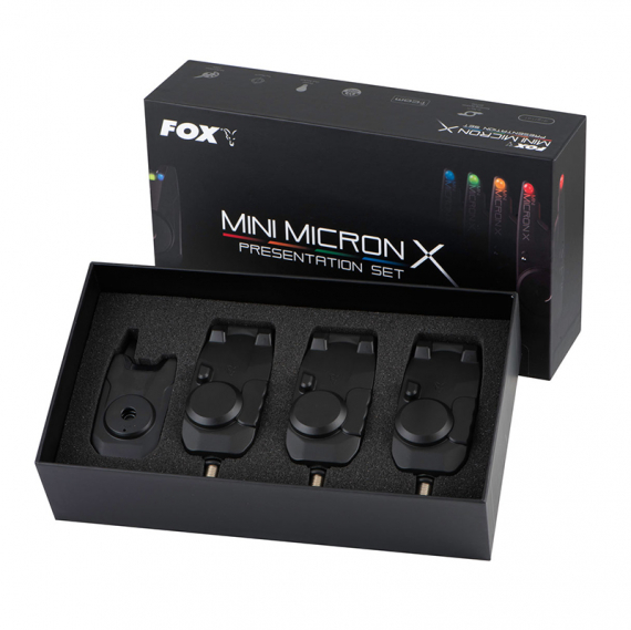 Fox Mini Micron X 3 Rod Set in the group Tools & Accessories / Bite Alarms & Indicators / Bite Alarms at Sportfiskeprylar.se (CEI198)