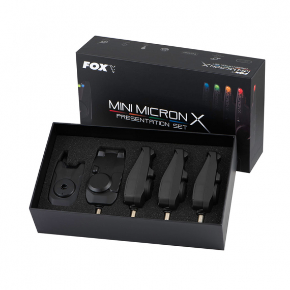 Fox Mini Micron X 4 Rod Set in the group Tools & Accessories / Bite Alarms & Indicators / Bite Alarms at Sportfiskeprylar.se (CEI199)