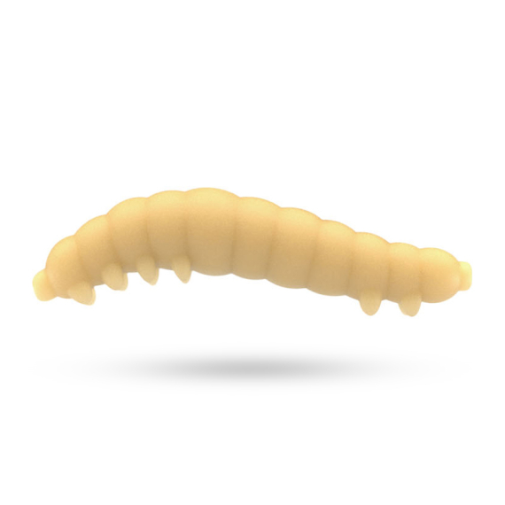 Capt'n Greenfin Boogie Worm 3cm (15-pack) - Natural